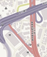 大橋交差点の地図