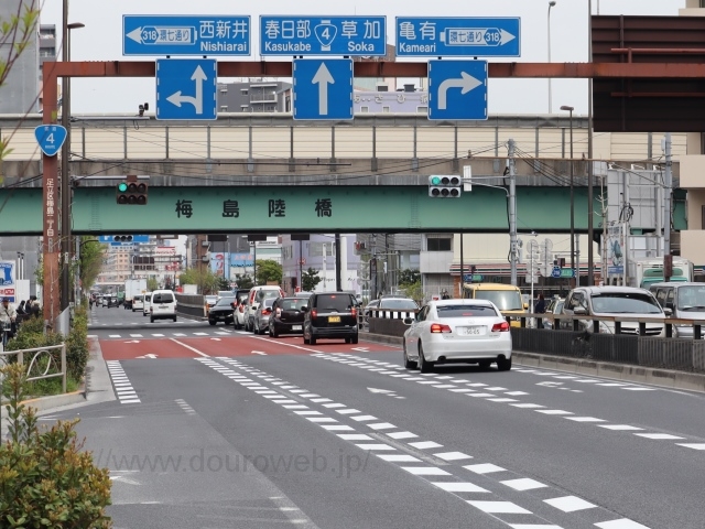 梅島陸橋の写真