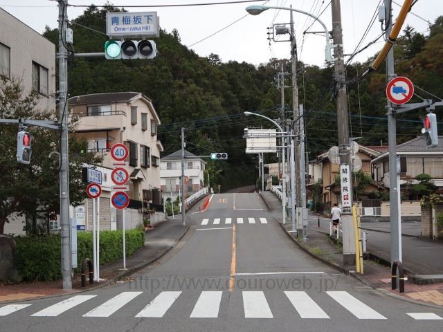 青梅坂下交差点の写真