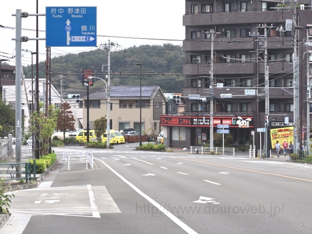 菅原神社交差点の写真