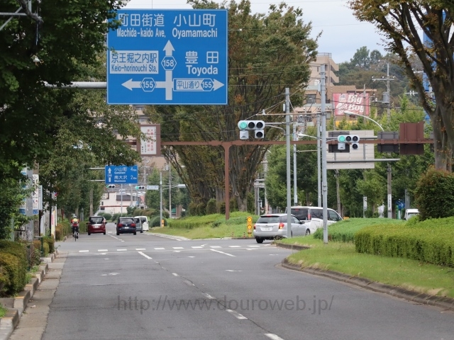 大栗川橋南交差点の写真
