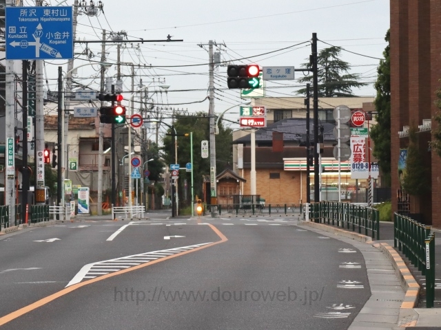 恋ヶ窪交差点の写真