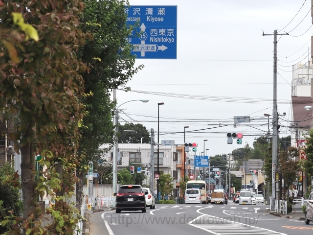 前沢交差点の写真